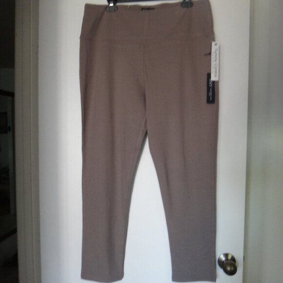 JONES NEW YORK comfy knit pull-on pants tummy control Sz 1X NWT - Picture 1 of 9